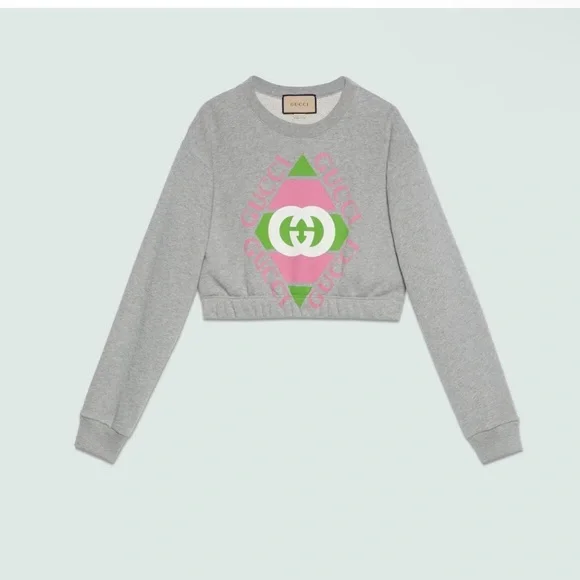 NWT GUCCI CROP SWEATSHIRT - Picture 3 of 3